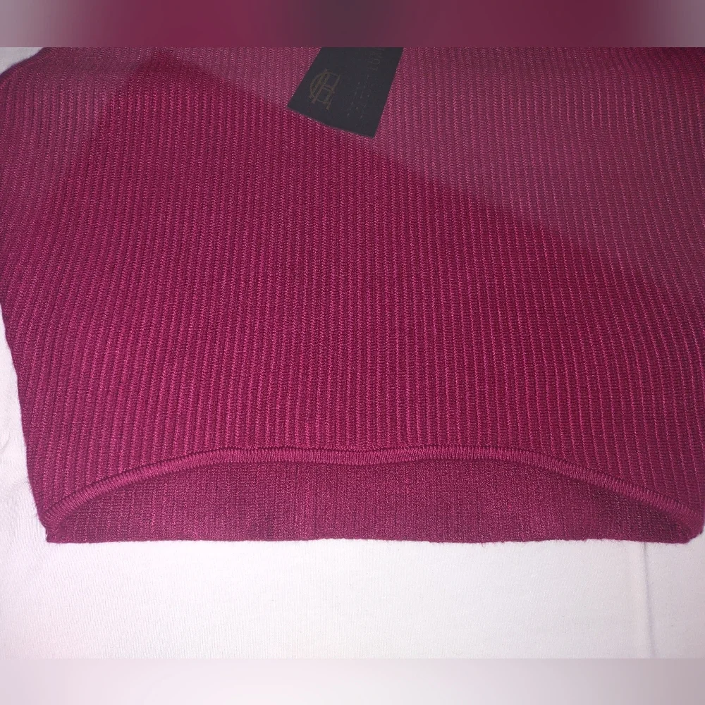 House of Harlow 1960 Crewneck Ribbed Knit Crop Top - Picture 7 of 8